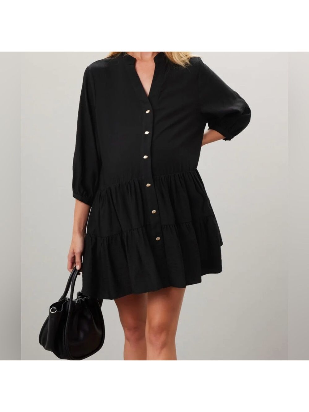 Soon Maternity Melanie Frill Dress